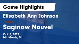 Elisabeth Ann Johnson  vs Saginaw Nouvel Game Highlights - Oct. 8, 2022