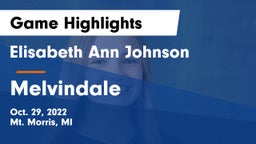Elisabeth Ann Johnson  vs Melvindale Game Highlights - Oct. 29, 2022