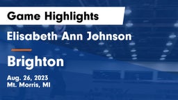Elisabeth Ann Johnson  vs Brighton  Game Highlights - Aug. 26, 2023