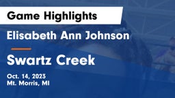 Elisabeth Ann Johnson  vs Swartz Creek  Game Highlights - Oct. 14, 2023