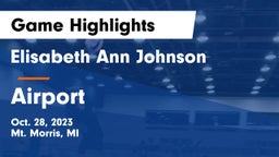 Elisabeth Ann Johnson  vs Airport  Game Highlights - Oct. 28, 2023
