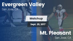 Matchup: Evergreen Valley vs. Mt. Pleasant  2017