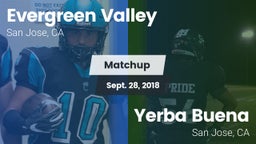 Matchup: Evergreen Valley vs. Yerba Buena  2018