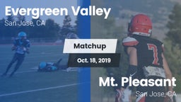 Matchup: Evergreen Valley vs. Mt. Pleasant  2019