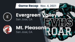 Recap: Evergreen Valley  vs. Mt. Pleasant  2021