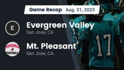 Recap: Evergreen Valley  vs. Mt. Pleasant  2023