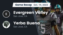 Recap: Evergreen Valley  vs. Yerba Buena  2023