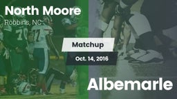 Matchup: North Moore vs. Albemarle 2016