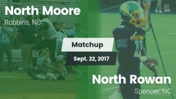 Matchup: North Moore vs. North Rowan  2017
