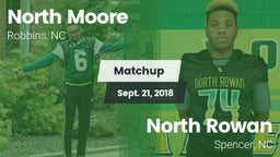 Matchup: North Moore vs. North Rowan  2018