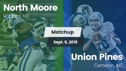 Matchup: North Moore vs. Union Pines  2019