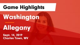 Washington  vs Allegany Game Highlights - Sept. 14, 2019