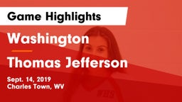 Washington  vs Thomas Jefferson Game Highlights - Sept. 14, 2019