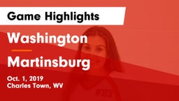 Washington  vs Martinsburg  Game Highlights - Oct. 1, 2019