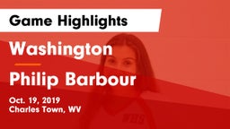 Washington  vs Philip Barbour  Game Highlights - Oct. 19, 2019