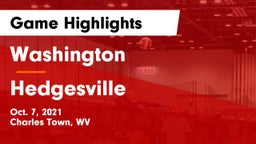 Washington  vs Hedgesville Game Highlights - Oct. 7, 2021