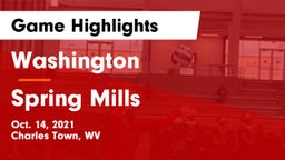 Washington  vs Spring Mills Game Highlights - Oct. 14, 2021