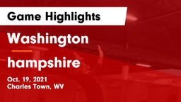 Washington  vs hampshire Game Highlights - Oct. 19, 2021