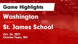 Washington  vs St. James School Game Highlights - Oct. 26, 2021