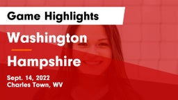 Washington  vs Hampshire  Game Highlights - Sept. 14, 2022