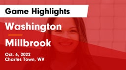 Washington  vs Millbrook  Game Highlights - Oct. 6, 2022