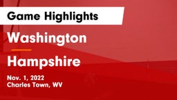 Washington  vs Hampshire  Game Highlights - Nov. 1, 2022