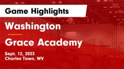 Washington  vs Grace Academy Game Highlights - Sept. 12, 2023