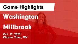 Washington  vs Millbrook  Game Highlights - Oct. 19, 2023