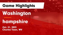 Washington  vs hampshire Game Highlights - Oct. 31, 2023