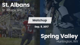 Matchup: St. Albans vs. Spring Valley  2016