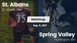 Matchup: St. Albans vs. Spring Valley  2017