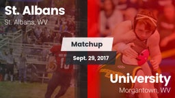 Matchup: St. Albans vs. University  2017