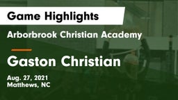 Arborbrook Christian Academy vs Gaston Christian Game Highlights - Aug. 27, 2021