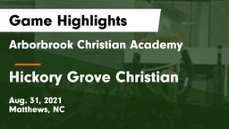 Arborbrook Christian Academy vs Hickory Grove Christian  Game Highlights - Aug. 31, 2021
