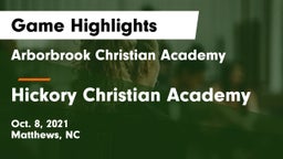 Arborbrook Christian Academy vs Hickory Christian Academy Game Highlights - Oct. 8, 2021