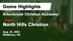 Arborbrook Christian Academy vs North Hills Christian Game Highlights - Aug. 23, 2022