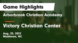 Arborbrook Christian Academy vs Victory Christian Center Game Highlights - Aug. 25, 2022