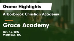 Arborbrook Christian Academy vs Grace Academy Game Highlights - Oct. 13, 2022