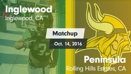 Matchup: Inglewood vs.  Peninsula  2016