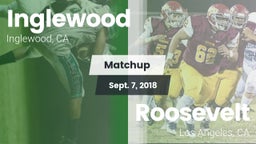 Matchup: Inglewood vs. Roosevelt  2018