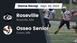 Recap: Roseville  vs. Osseo Senior  2022