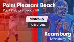 Matchup: Point Pleasant Beach vs. Keansburg  2016