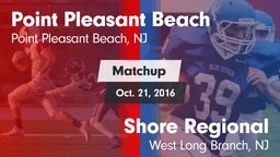 Matchup: Point Pleasant Beach vs. Shore Regional  2016
