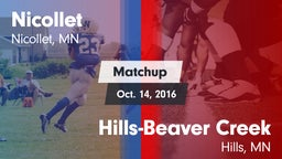 Matchup: Nicollet vs. Hills-Beaver Creek  2016