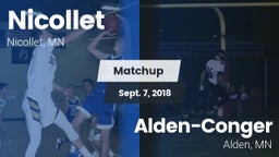 Matchup: Nicollet vs. Alden-Conger  2018
