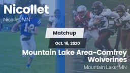 Matchup: Nicollet vs. Mountain Lake Area-Comfrey Wolverines 2020
