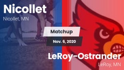 Matchup: Nicollet vs. LeRoy-Ostrander  2020