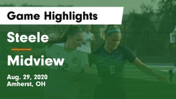 Steele  vs Midview  Game Highlights - Aug. 29, 2020