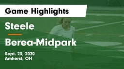 Steele  vs Berea-Midpark  Game Highlights - Sept. 23, 2020