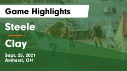 Steele  vs Clay  Game Highlights - Sept. 25, 2021